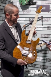 Jeff Klopmeyer, ESP Guitars at NAMM  - 0098